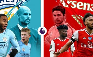 Man City – Arsenal, formacionet zyrtare të derbit të javës në Ligën Premier