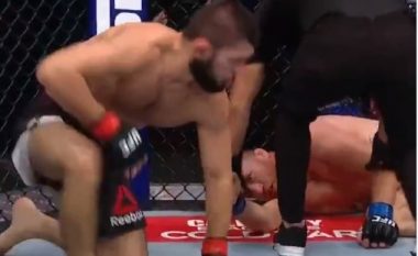 Khabib Nurmagomedov fiton titullin në UFC 254, lë pa ndjenja në oktagon Justin Gaethje