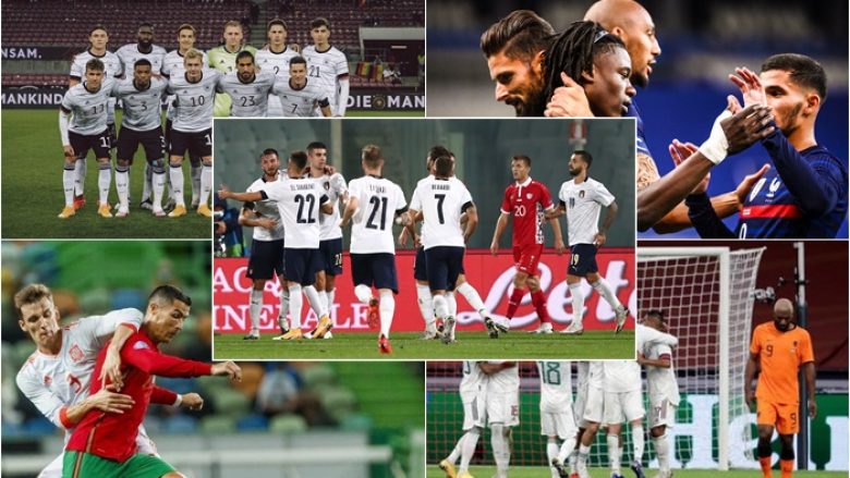 Kombëtaret e mëdha sot ishin në fushë, Italia dhe Franca dhuruan spektakël – Spanja e Gjermania marrin barazime