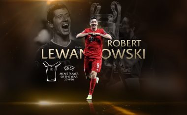 Lewandowski shpallet Lojtari Evropian i Vitit