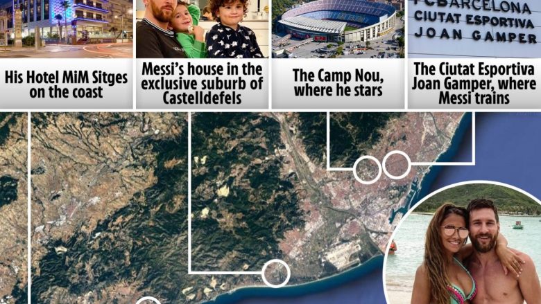 Brenda stilit luksoz të jetesës së Lionel Messit në Barcelonë – rezidencë gjashtë milionë euroshe, hotel 28.7 milionë eurosh dhe një mori veturash luksoze
