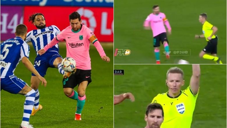Lionel Messi humb qetësinë – gjuan gjyqtarin me top, duke rrezikuar përjashtimin