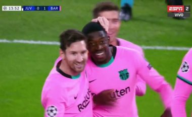 Dembele kalon Barcelonën në epërsi ndaj Juventusit