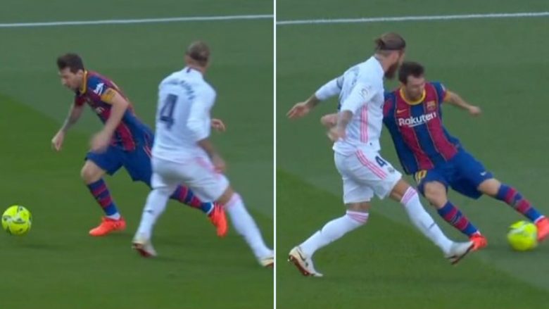 Momenti kur Messi turpëroi Ramosin gjatë pjesës së parë