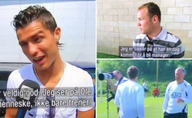 Pamje nga viti 2008 se çfarë kishin thënë Ronaldo dhe Rooney për Solskjaerin