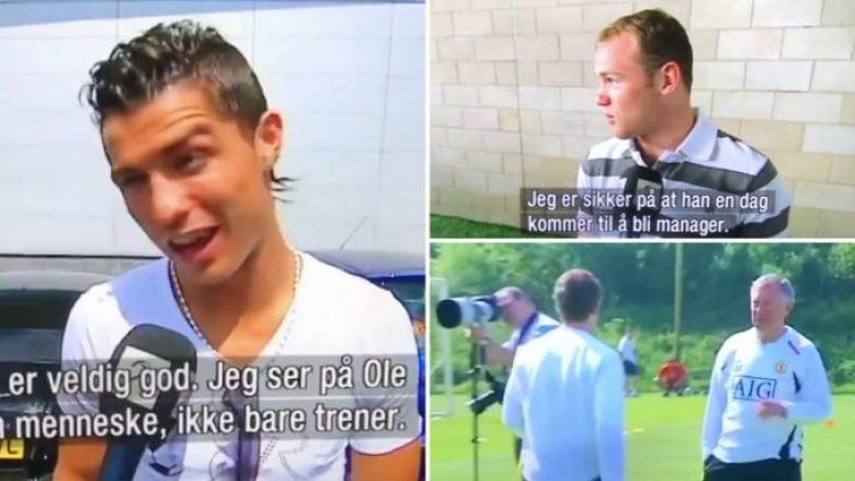 Pamje nga viti 2008 se çfarë kishin thënë Ronaldo dhe Rooney për Solskjaerin