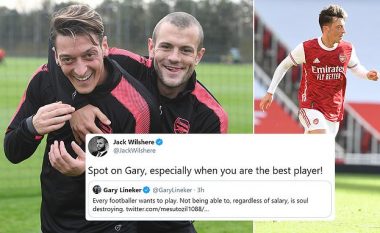 Wilshere i del në mbrojtje Ozilit: Ai është lojtari më i mirë i Arsenalit