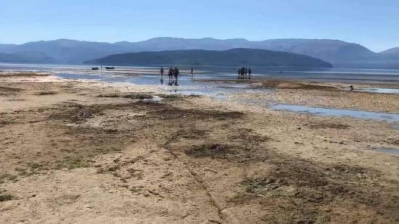 Ulje drastike e nivelit të ujit në Liqenin e Prespës