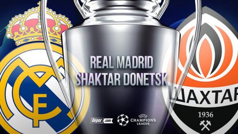 Real Madridi synon ta nis edicionin e ri të Ligës së Kampionëve me fitore ndaj Shakhtarit, formacionet zyrtare