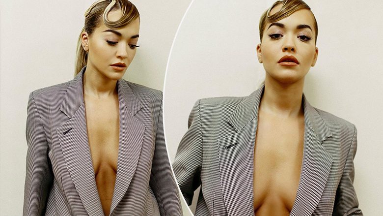 Rita Ora provokon me dekoltenë e hapur në setin e ri fotografik