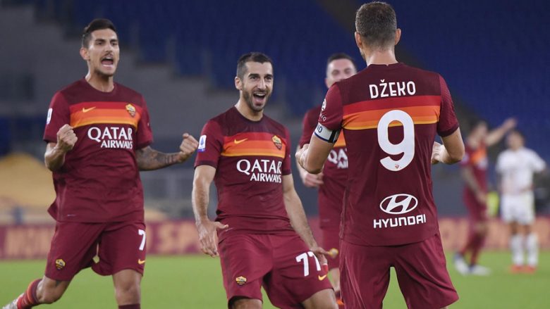 Roma triumfon në ndeshjen me shumë gola ndaj Beneventos