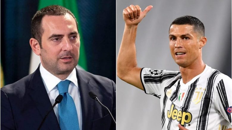 Ministri i Sportit të Italisë, Spadafora i reagon Ronaldos: Mos u trego arrogant