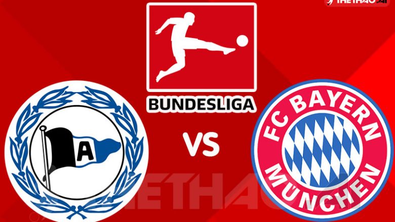 Formacionet zyrtare, Arminia Bielefeld – Bayern Munich