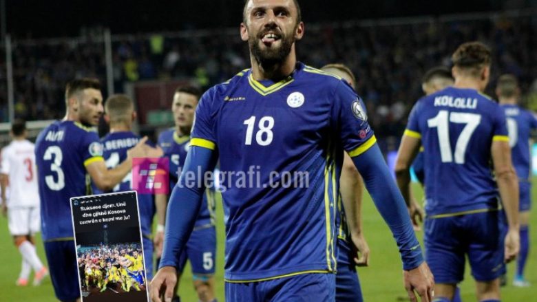 Vedat Muriqi para ndeshjes me Maqedoninë e Veriut: Unë dhe e gjithë Kosova e kemi zemrën me ju