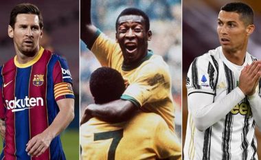 Rekordi i Peles për gola vazhdon të jetë ende më i mirë se ai i Ronaldos dhe Messit