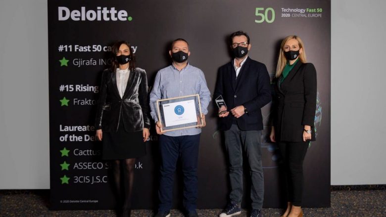 Deloitte ndan mirënjohjet për Gjirafën, Frakton dhe tri kompani tjera për rritjen më të shpejtë në Kosovë e rajon