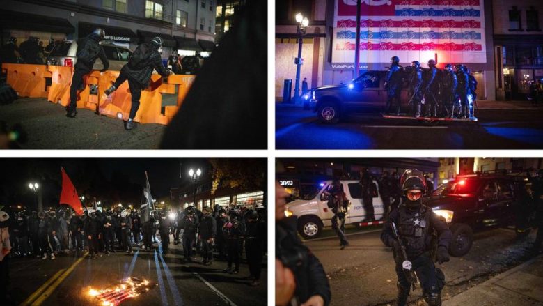 “Kaos” rrugëve të Portlandit pas zgjedhjeve, arrestohen dhjetëra demonstrues – Garda Kombëtare intervenon