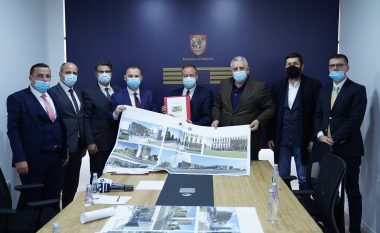 Zemaj ia dorëzoi nënkryetarit Rudari projektin e finalizuar për ndërtimin e Spitalit të Podujevës