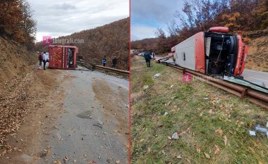 Vetaksidentohet autobusi i linjës Gjilan-Prishtinë, lëndohen katër persona