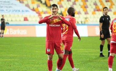 Jetmir Topalli gjen golin e parë me fanellën e Yeni Malatyaspor