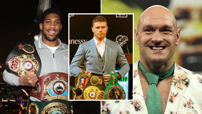 Anthony Joshua e Tyson Fury mbesin jashtë listës së më të mirëve në kategorinë kile për kile