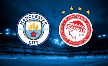 Formacionet zyrtare: Manchester City – Olympiakos
