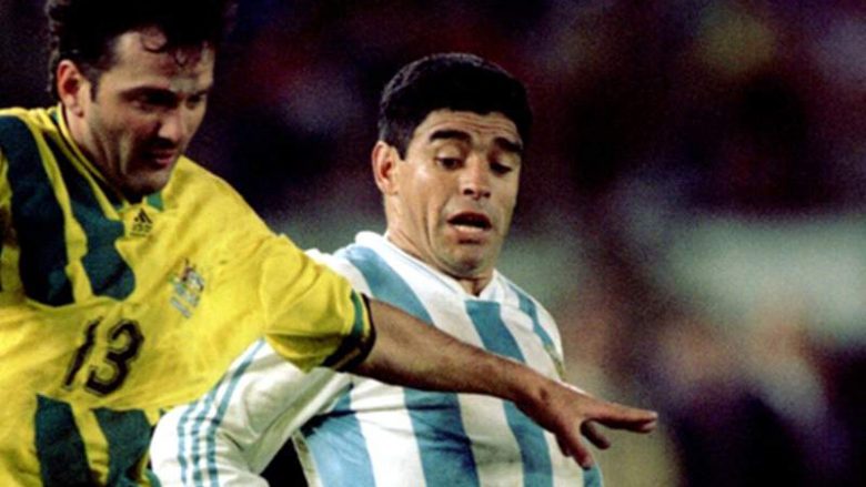 Futbollisti shqiptar që u përball dy herë me Diego Maradonan