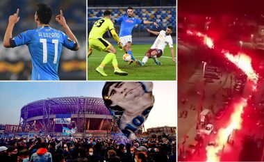 Futbollistët dalin në fushë me fanellën nr 10-të dhe mesazhi emocionues i Napolit për Maradonën: Diego, dashuria jonë e vetme dhe e pamasë, Napoli do të dashurojë përgjithmonë