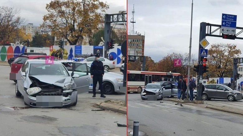 Aksident në afërsi të Katedrales në Prishtinë, lëndohen dy persona