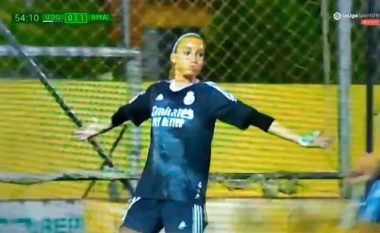 Kosovare Asllani shënon golin e radhës te Real Madridi, feston si Ronaldo