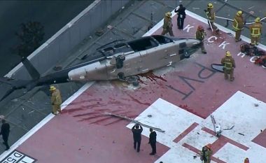 Helikopteri që po barte një zemër rrëzohet në çatinë e spitalit në Los Axhelos – por pacienti siç duket ishte me fat