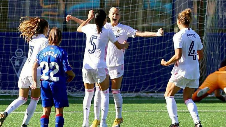 Kosovare Asllani vazhdon shkëlqimin me Real Madridin, shënon dy gola të tjerë në fitoren ndaj Eibarit