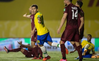 Firmino hero për Brazilin, triumf minimal ndaj Venezuelës