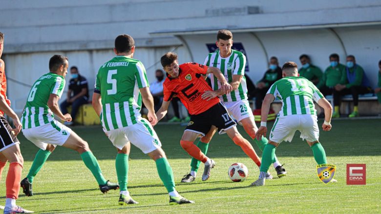 Ballkani merr një pikë në minutat shtesë ndaj Feronikelit