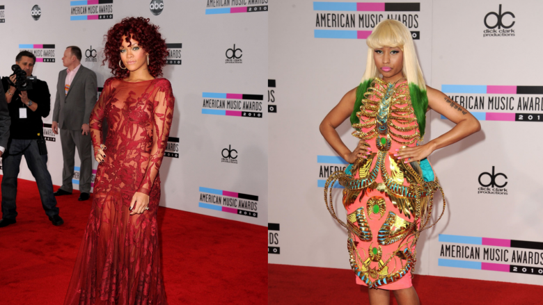 American Music Awards: Veshjet e yjeve në tapetin e kuq të vitit 2010