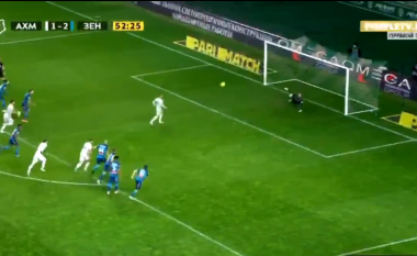 Bernard Berisha turpëron portierin e Zenitit, i shënon gol fantastik me ‘panenka’