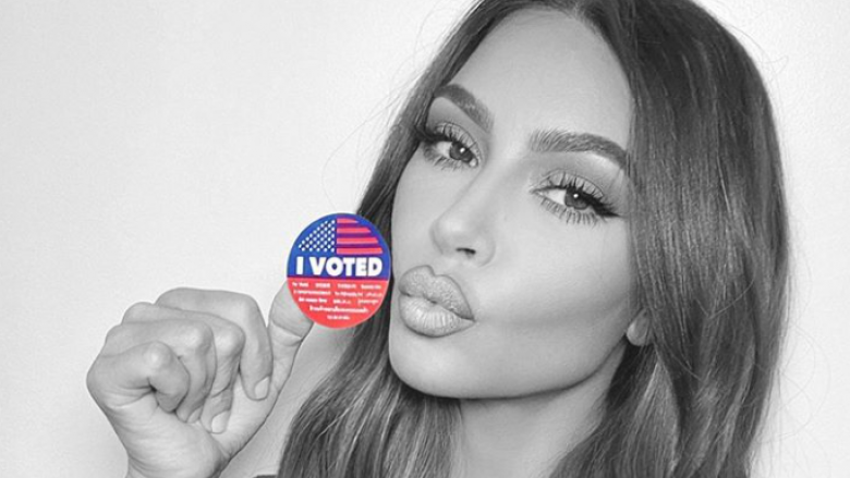 Fansat dëshirojnë të dinë nëse Kim Kardashian votoi për Kanye West në zgjedhjet presidenciale