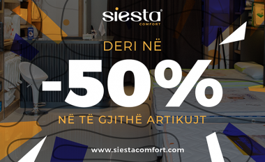 Festa e parë e Siesta Comfort në Prishtinë nis me zbritje deri në 50%