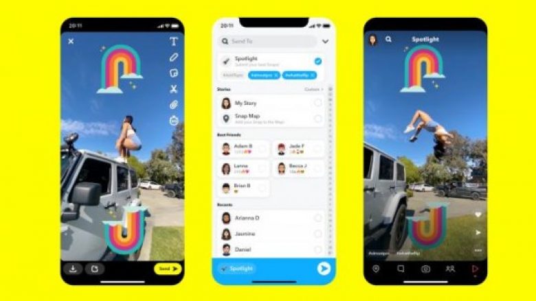 Snapchat me veçori të re që do të rivalizojë TikTok-un