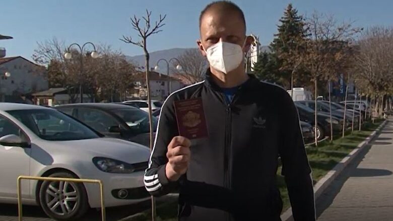 Strugani Vasko Jolevski e ktheu me postë pasaportën bullgare