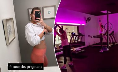 Afërdita Dreshaj nuk e ndal fitnesit edhe gjatë shtatzënisë, tregon rezultatin e linjave trupore në muajin e gjashtë