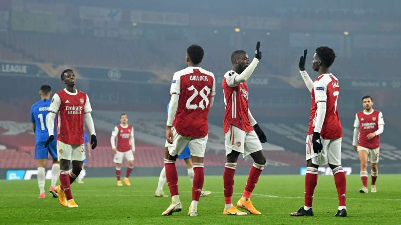 Arsenali nuk ndalet në Ligën e Evropës, mposht Molden me rikthim