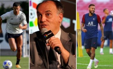 Tebas: Serie A nuk u përmirësua nga Ronaldo, as Ligue 1 nga Neymari