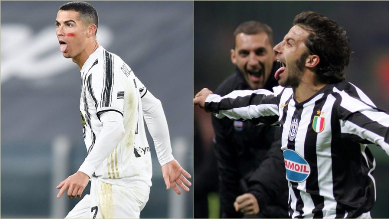 “Ata flasin gjuhën e njëjtë” – Ronaldo festoi si Del Piero pas golit të parë ndaj Cagliarit