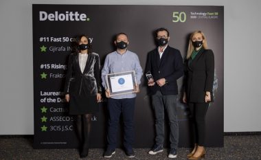 Për herë të parë dy kompani nga Kosova kualifikohen në programin pretigjioz Deloitte Technology Fast 50 në Evropën Qendrore