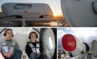 Transporti i së ardhmes: Njerëzit e parë hipën në Hyperloop – vagon, i cili lëvizë me shpejtësi deri njëmijë km / orë