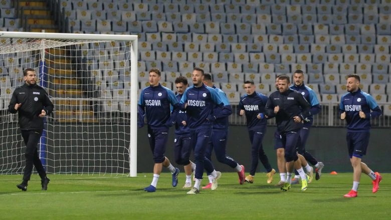 Kosova mban stërvitjen e fundit, gati për ndeshje me Moldavinë