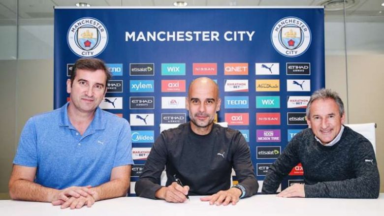 Zyrtare: Guardiola rinovon edhe për dy vite me Man Cityn