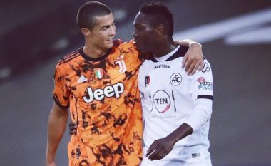 Gyasi rrëfen fjalët që ia tha Ronaldo pas ndeshjes Spezia-Juve