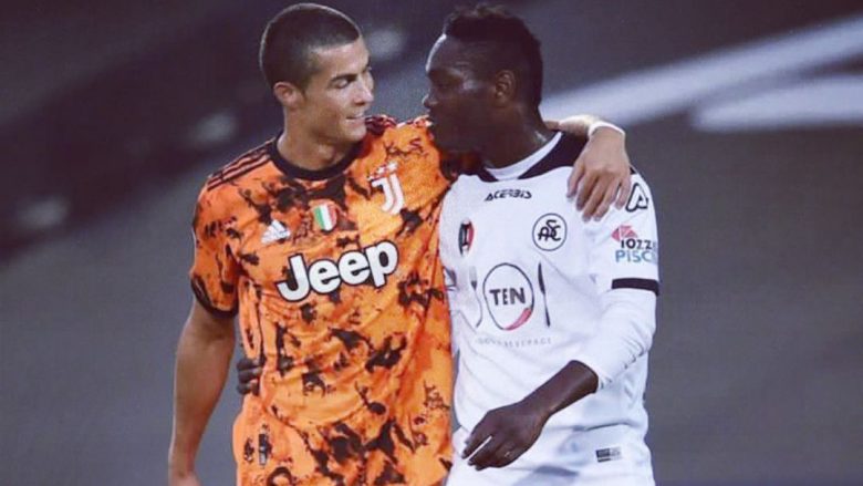 Gyasi rrëfen fjalët që ia tha Ronaldo pas ndeshjes Spezia-Juve